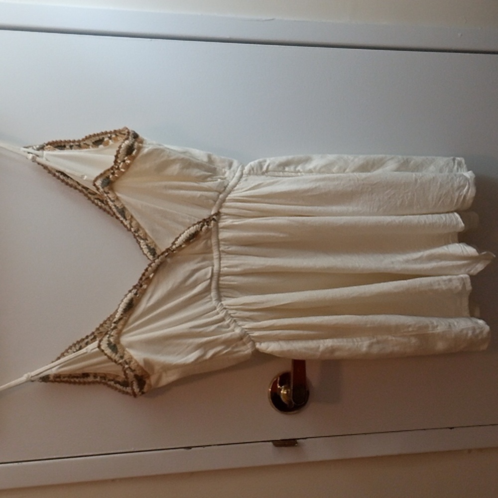 American Eagle Cream Linen Blend Skort Size S - Picture 6 of 6